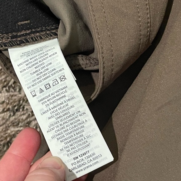 Prana Brion II NWT stretch color mud straight leg pants - Picture 12 of 14
